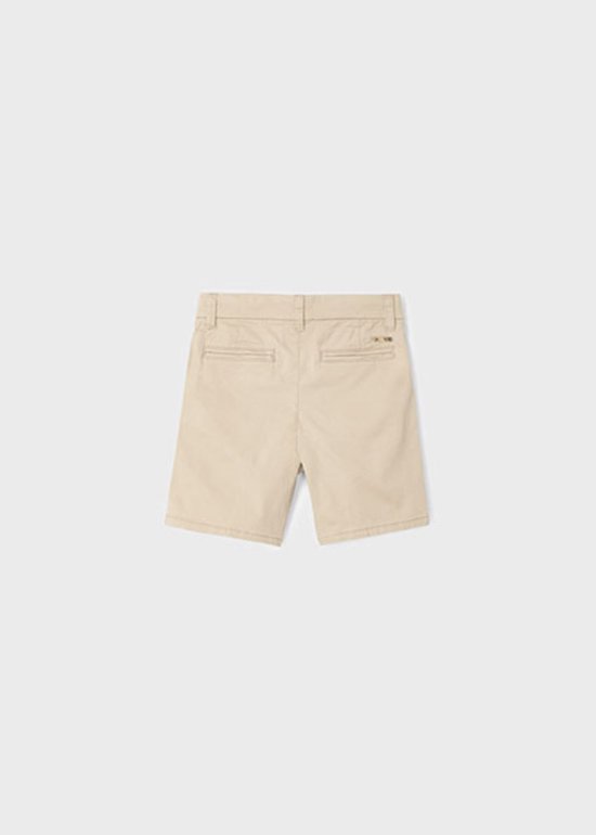 Jongens short twill chino - Sesame