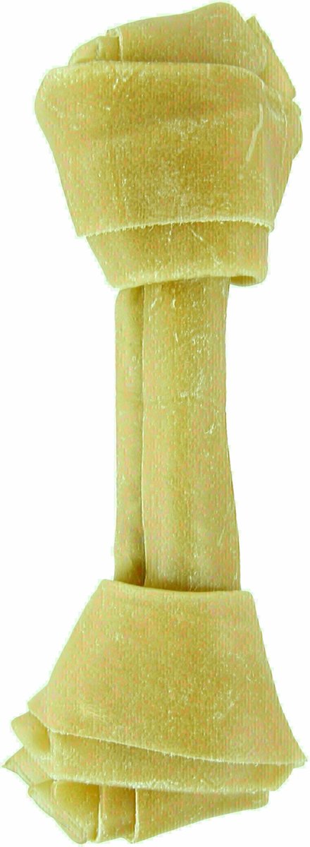 Petsnack - Hondensnack - Geknoopt Kauwbot - Gedroogde Buffelhuid - 19 cm - 5st