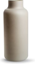 Jodeco Bloemenvaas Gigi - mat grijs - eco glas - D14,5 x H35 cm - melkbus vaas