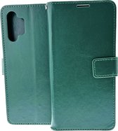 Bookcase Geschikt voor: Samsung Galaxy A32 4G - Groen - portemonnee hoesje