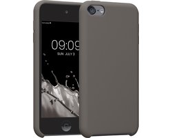 kwmobile hoes geschikt voor Apple iPod Touch 6G / 7G (6de en 7de generatie) - Beschermhoes voor mediaspeler - Backcover in steengrijs