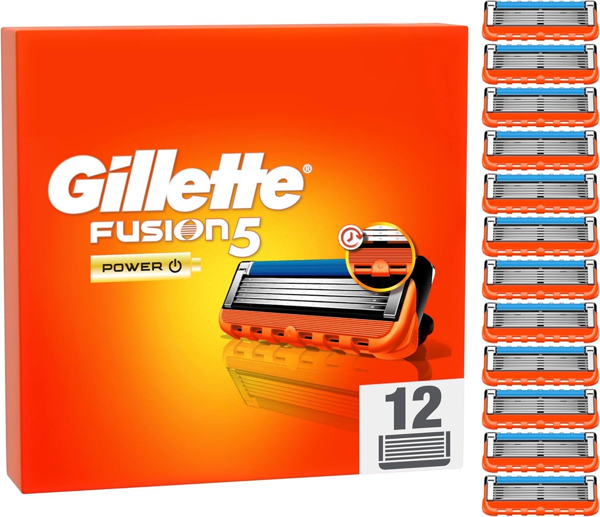 Gillette Fusion5 Power Scheermesjes Voor Mannen 12 Navulmesjes