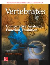 ISE Vertebrates Comparative Anatomy, Function, Evolution