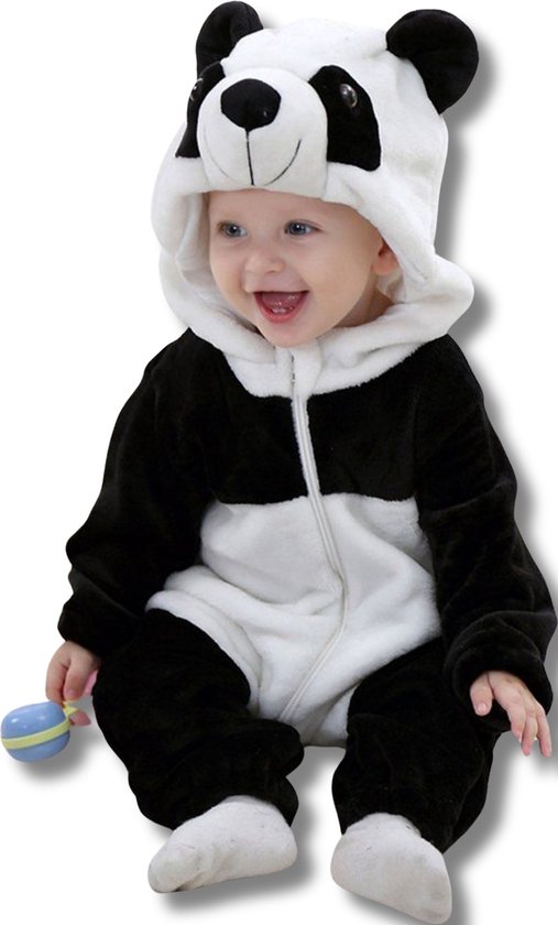 Panda Kleuter Verkleedpak – Peuter Dieren Kostuum – Onesie Kinderen 2-4 Jaar – Flanel – Voor Carnaval, Sinterklaas Cadeau – Jongen & Meisjes – Pyjama of Boxpak – Kruippak – Perfect Cadeau voor Kerstmis – Comfortabel & Zacht - Animal