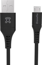 XtremeMac FlexiCable Micro-USB Kabel - 1,5 Meter - Zwart