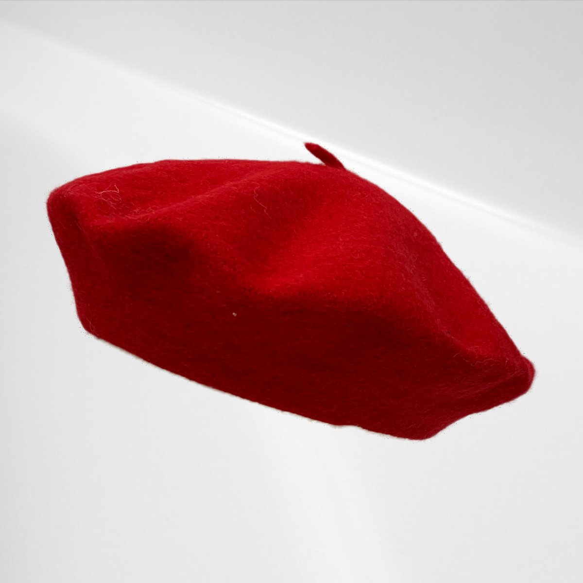 Haaraccessoire - Rood - Wol - Maat One size - Dames