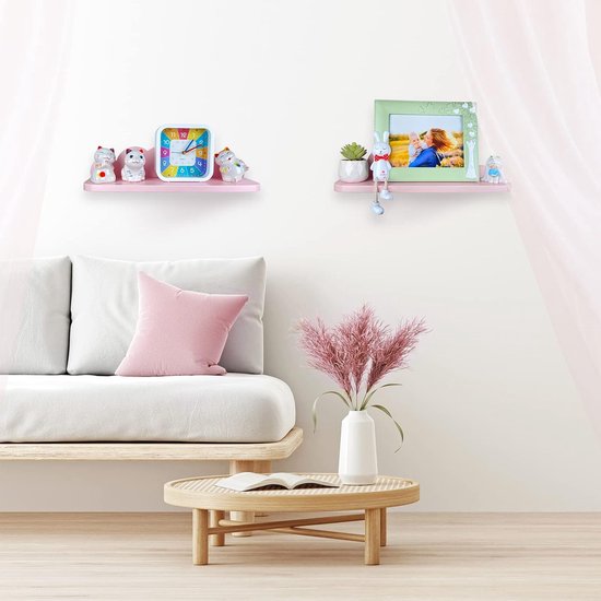 Pyjacos Plastic wandplank, zwevende plank, set van 3, wandplank, hangend, creatief voor slaapkamer, woonkamer, keuken en hal, wolken, kleine maat, 45 cm, plastic, roze-L Pyjacos Plastic wandplank, zwevende plank, set van 3, wandplank, hangend, creatief voor slaapkamer, woonkamer, keuken en hal, wolken, kleine maat, 45 cm, plastic, roze-L