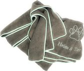 Hondenhanddoek extra absorberend, zachte XL microvezel handdoek voor honden, premium droogdoek, sneldrogend, 120 x 80 cm