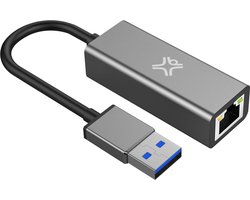 XtremeMac USB-A naar Ethernet Adapter - 10/100/1000Mbps - Grijs