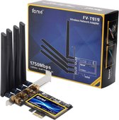 Adaptateur réseau sans fil Fenvi T919 - AC Dual bande - 1750Mbps - MacOS et Windows - Wi-Fi / Bluetooth - Carte Wi-Fi - 2,4GHz/5GHz - Wi-Fi ultra-rapide