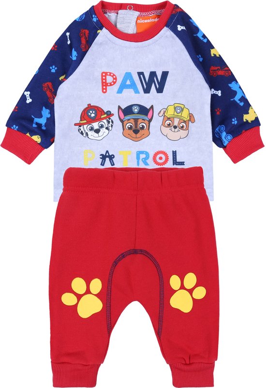 Grijs-rood Paw Patrol trainingspak Nickelodeon