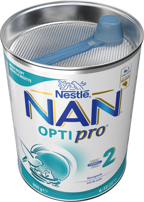Nestlé NAN OptiPro 2 Babyvoeding - Melkpoeder 2 x 800g - Groeimelk Vanaf 6 Maanden — afbeelding 3