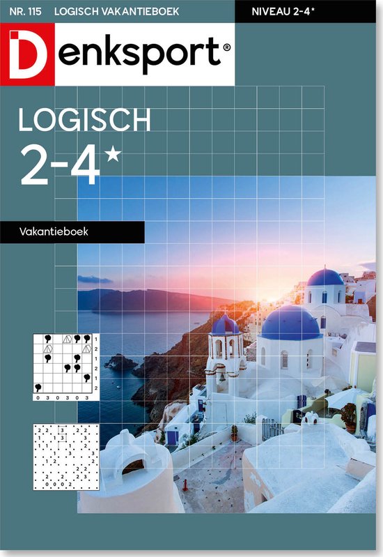 Denksport Puzzelboek Logisch 2-4* vakantieboek, editie 115