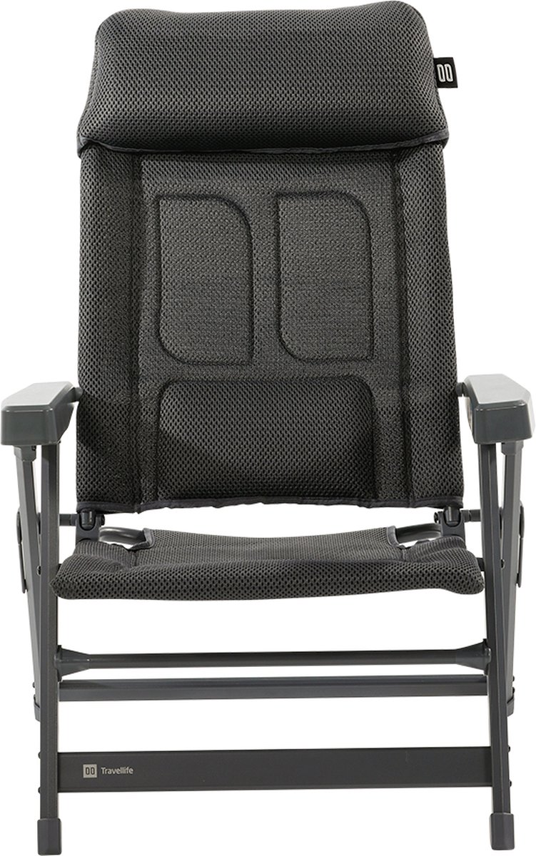 Travellife Lucca Loungestoel - 3D air mesh bekleding - Compact opvouwbaar - Water- en uv-bestendig