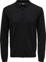 ONLY & SONS ONSWYLER LIFE REG 14 LS POLO KNIT NOOS Heren Trui - Maat XXL