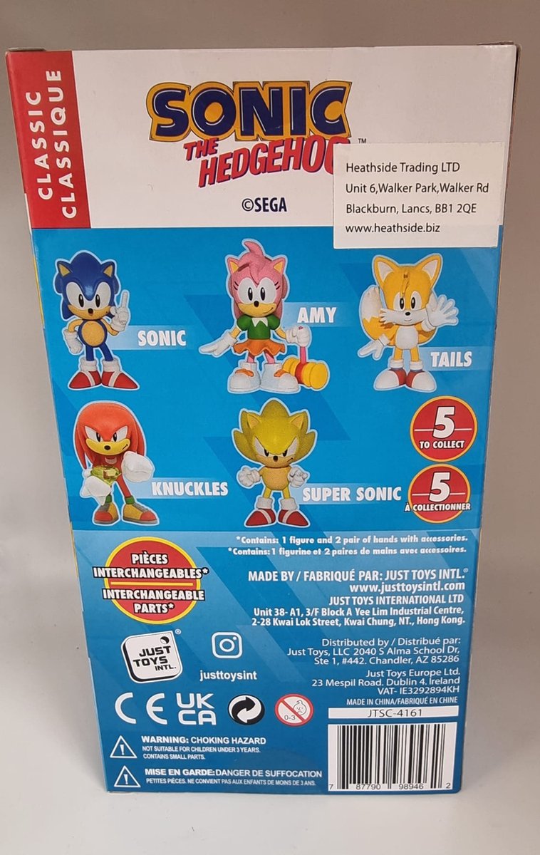 Figurines Sonic à Construire Just Toys - Personnages Mix And Match Officiels Du Film