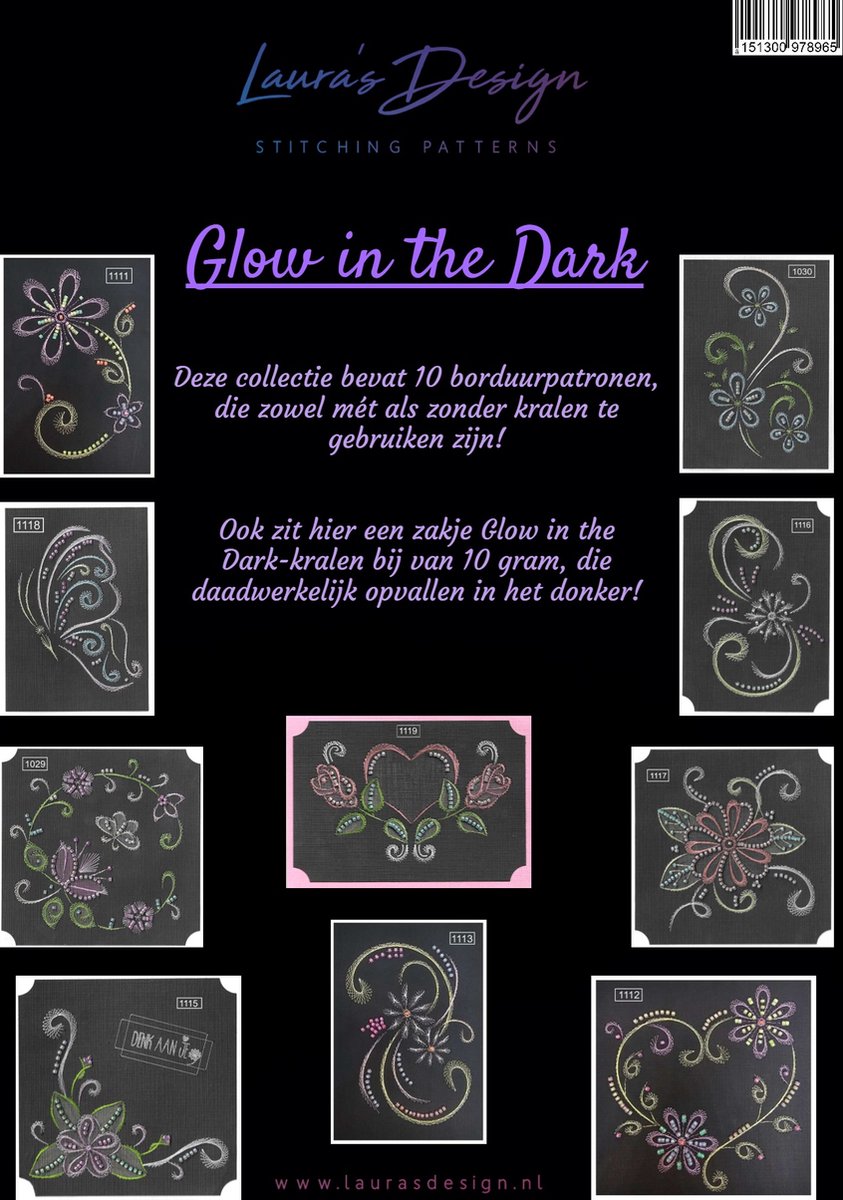 Glow in the Dark Borduurcollectie