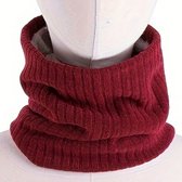 Livano Nekwarmer - Heren - Dames - Fleece - Motor - Bandana - Masker - Colsjaal - Winter - Sjaal - Gewatteerd - Winter - Winddicht - Rood