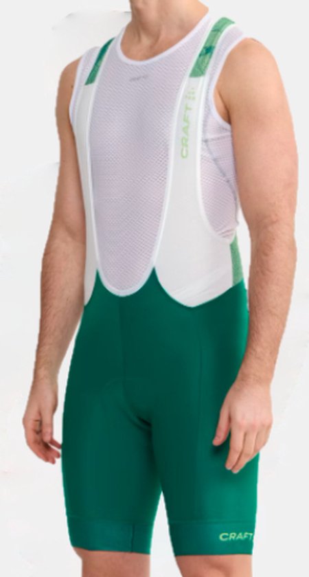 Craft ADV Endur Bib fietsshort heren, groen - Maat XXL -