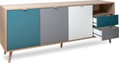 Concept-U - Tricolor Scandinavian Style Buffet 180 cm PERAST