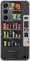 Casimoda® hoesje - Geschikt voor Samsung Galaxy S23 FE - Snoepautomaat - Shockproof case - Extra sterk - TPU/polycarbonaat - Zwart, Transparant
