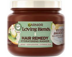 Garnier Loving Blends Voedende Amandelmelk Hair Remedy Haarmasker - Hydraterend Masker Voor Gedehydrateerd, Lichtdroog Haar - 6 x 340ml