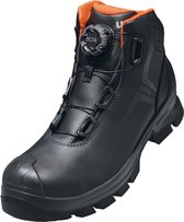Chaussure de sécurité Uvex Macsole Stiefel S3 65322 noir, Orange-41 (Weite 11)