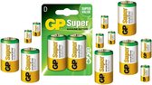GP Super Alkaline LR20/D batterij - 20 Stuks (10 Blisters a 2St)