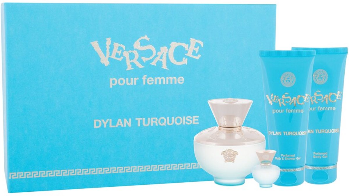 Goedkoopste Versace Dylan Turquoise 100ml - Eau de Toilette for Women set