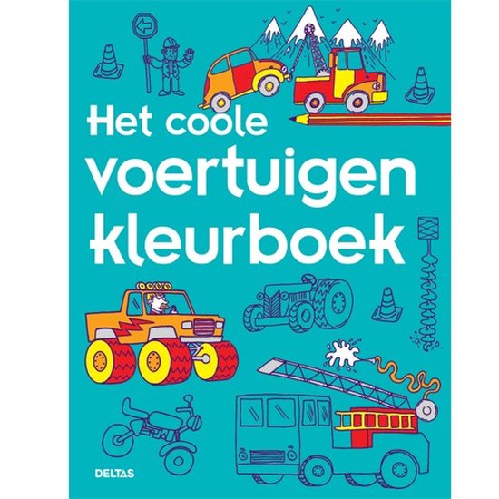Kleurboek – Het coole voertuigen kleurboek