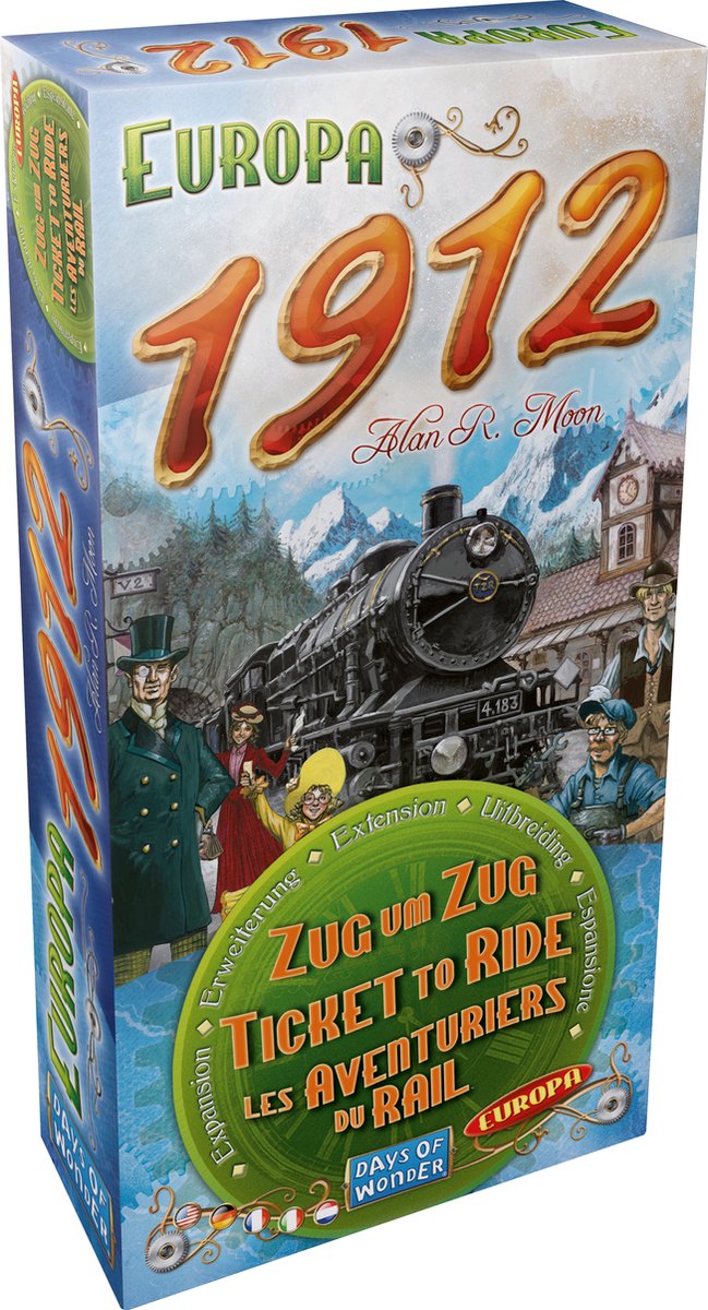 Ticket to Ride Europa 1912 - Uitbreiding - Bordspel