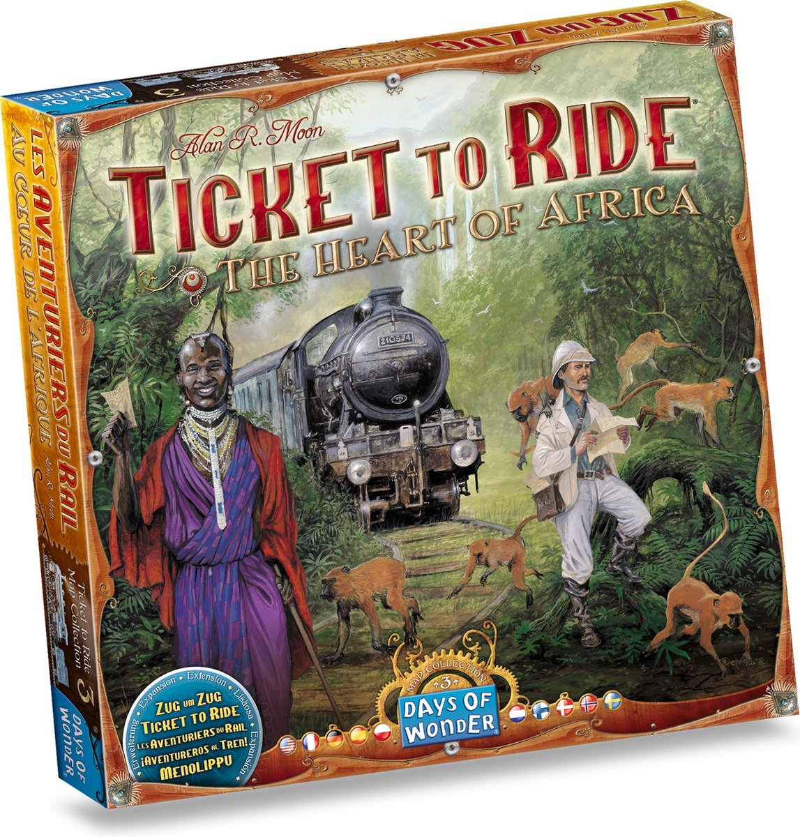 Ticket to Ride Afrika - Uitbreiding - Bordspel