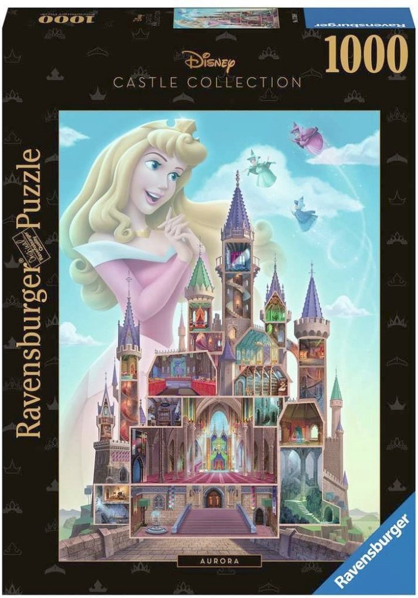 Ravensburger disney castles sleeping beauty legpuzzel 1000 stukjes