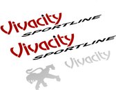 Stickerset voor Peugeot Vivacity Sportline