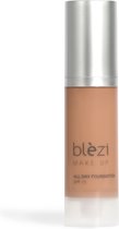 Blèzi® All Day Foundation 30 Tan - Dekkende foundation die lang blijft zitten - Medium beige koele ondertoon