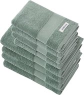 PandaHome - Badhanddoeken Set - 8 delig - 4 Handdoeken 50x100 cm & 4 Badhanddoeken 70x140 cm - 100% Katoen - Badhanddoeken Groen - Towel - Handdoek Groen - Vintage green