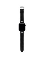 Ted Baker Black Tb Apple Watch Bands Armband: 100% Leather BKS42S335B0