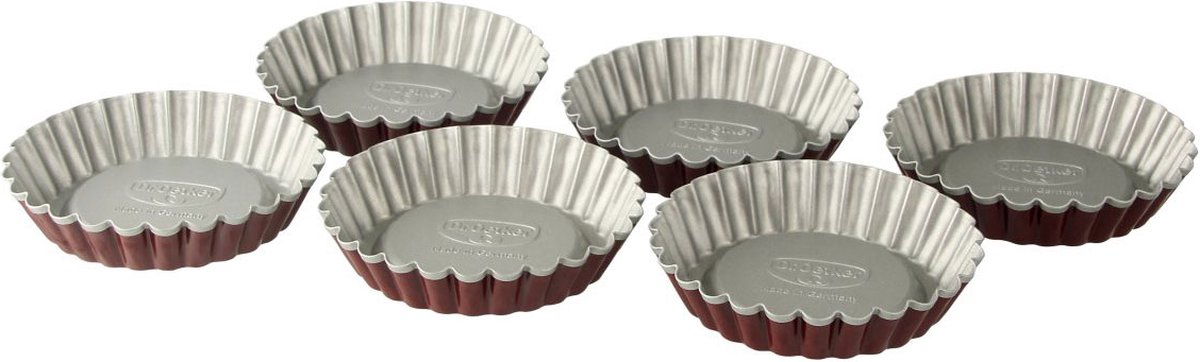 Dr Oetker Tartelettevorm 10 cm (set met 6 stuks)