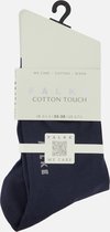 FALKE Cotton Touch Business & Casual duurzaam katoen sokken dames blauw - Maat 39-42