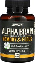 Onnit - Alpha Brain - Memory & Focus - 30 capsules