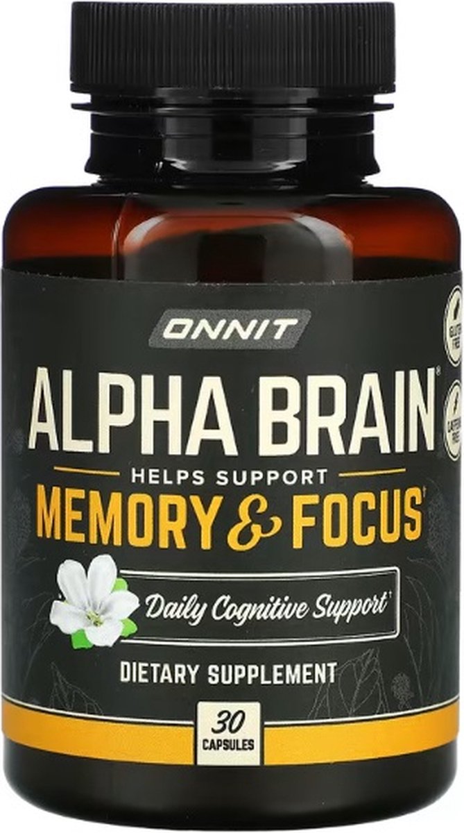 Goedkoopste Onnit - Alpha Brain - Memory & Focus - 30 capsules