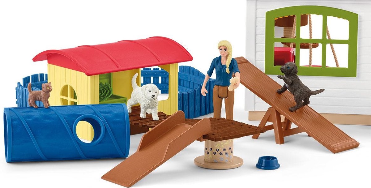 schleich FARM WORLD - Dierenhotel - Boerderij Speelgoed, Hotel - 42607 — afbeelding 12