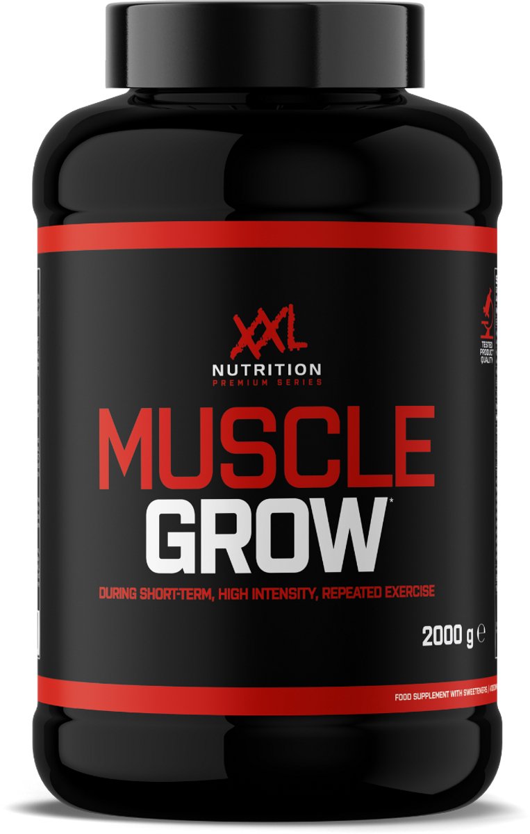 Goedkoopste XXL Nutrition - Muscle Grow - All-In-One Post Workout Supplement - Eiwitten, Creatine, Koolhydraten & Vitamines - Diverse Smaken - Green Apple - 2000 gram (40 doseringen