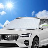 Bastix - Voorruithoes Autovoorruithoes met 3 magneten, autohoes winter, vorstbescherming, autovoorruit, ijsbescherming, sneeuwbescherming, zonbescherming, geschikt voor de meeste auto's SUV's
