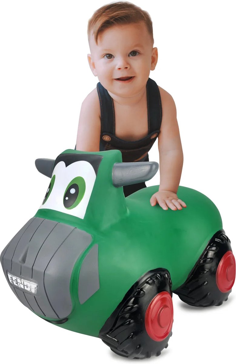 Jamara Skippybal - 460598 Skippy Tractor Fendt Groen Junior met Pomp