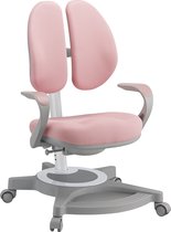 Kinderstoel Partille bureaustoel 72-99x55x76 cm roze [en.casa]