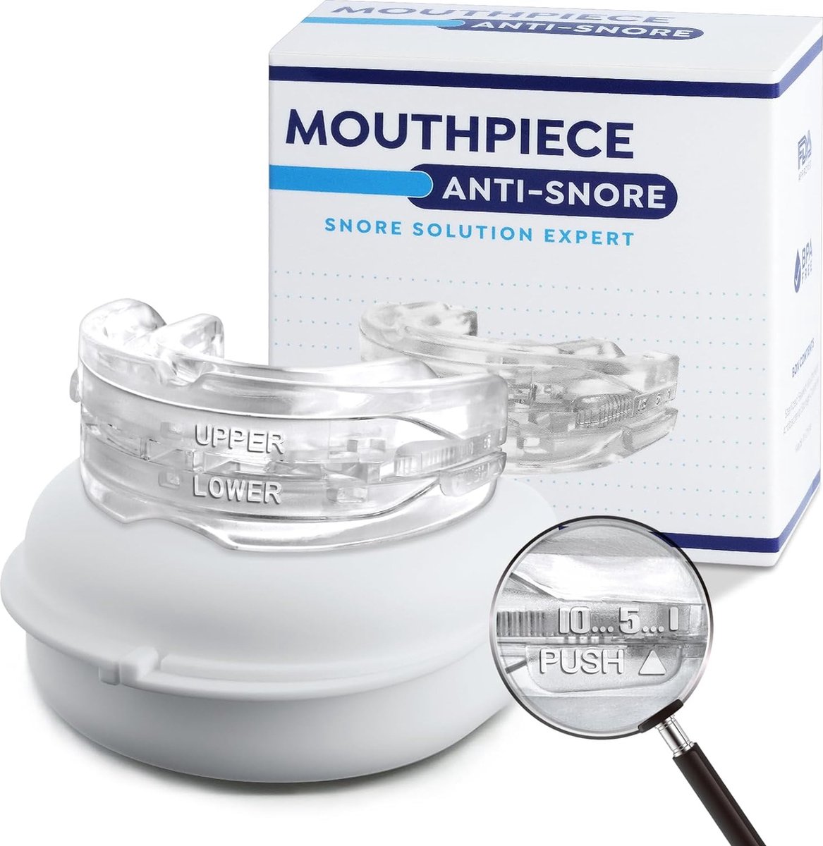 Anti Snurk Beugel - Snurk Beugel - Voor Mannen en Vrouwen - Anti Snurk Bitje - Bpa Vrij