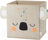 Eurekakids Storage Box - Koala - Speelgoed Opbergdoos voor Kinderen - 31 x 31 cm