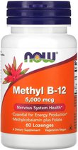 NOW Foods - Methyl B-12 5000mcg - 60 zuigtabletten