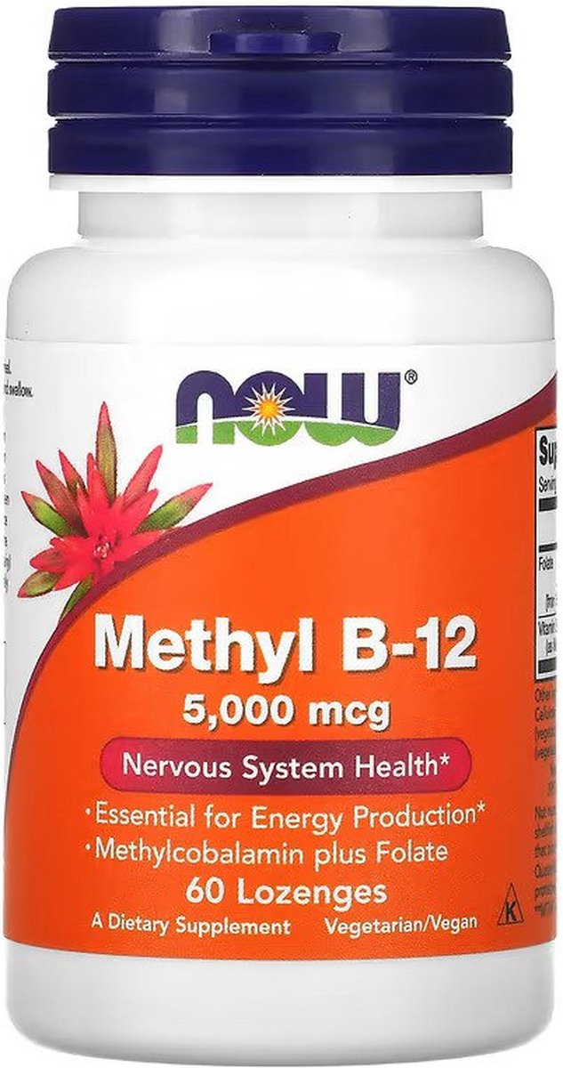 Goedkoopste NOW Foods - Methyl B-12 5000mcg - 60 zuigtabletten